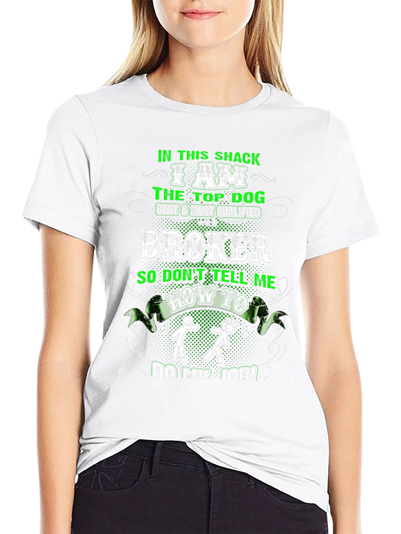 Funny Broker Graphic T-Shirt