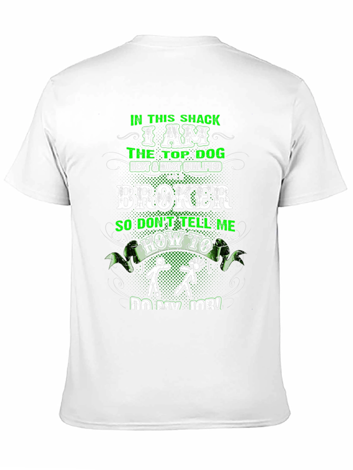 Funny Broker Graphic T-Shirt