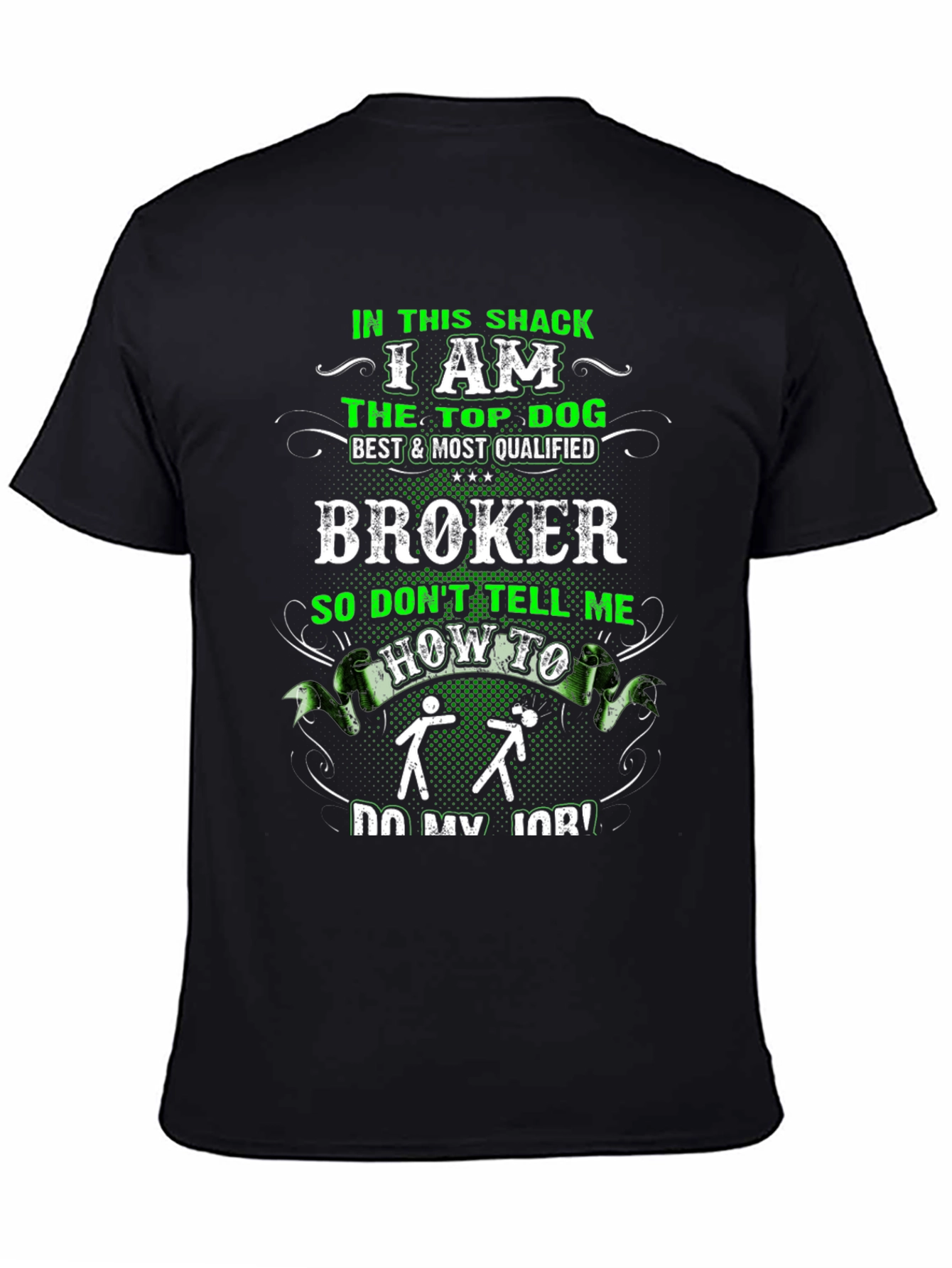 Funny Broker Graphic T-Shirt