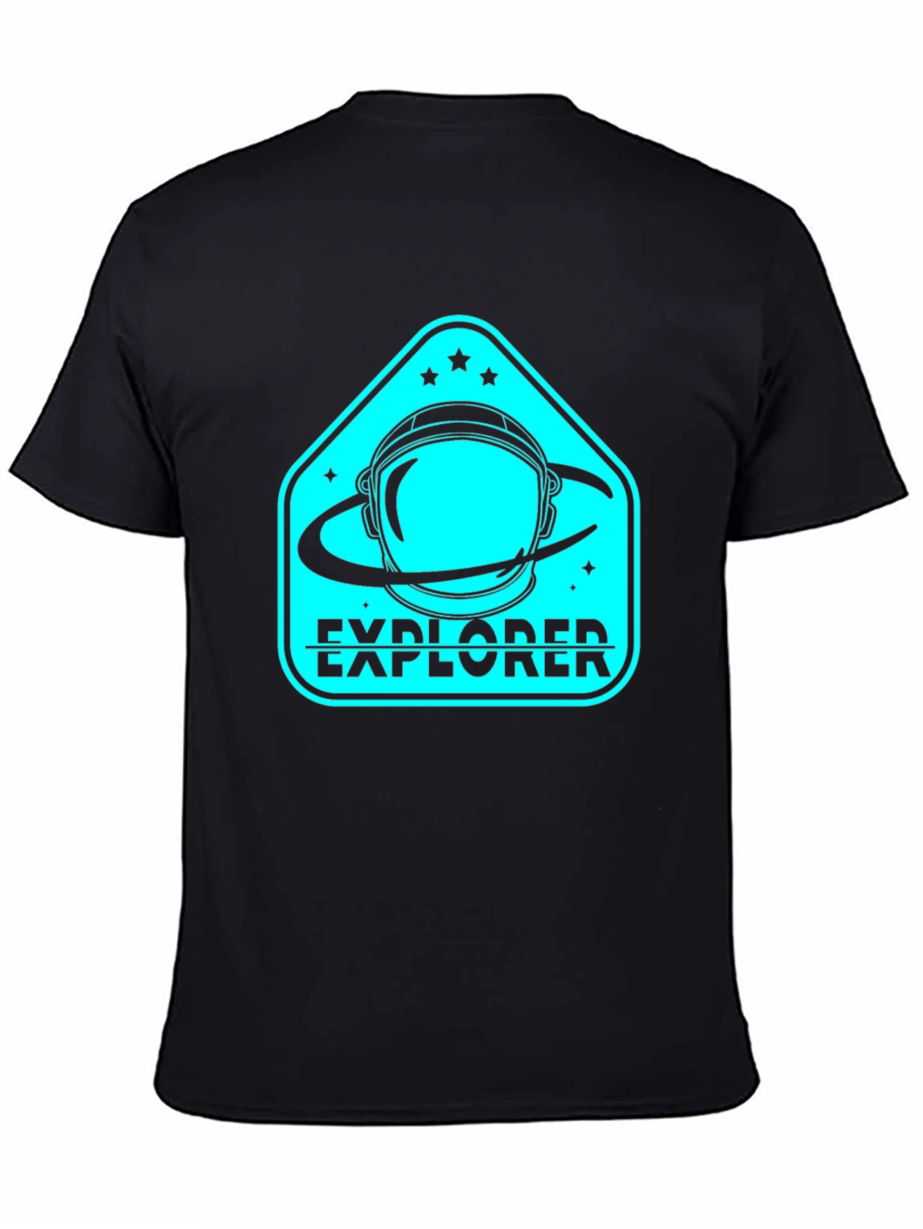 Explorer Astronaut Black T-Shirt