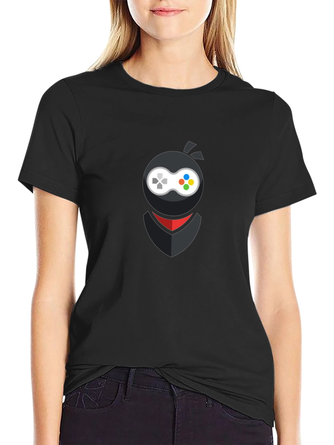 Gamer Ninja Black T-Shirt - Stealth Gaming Style
