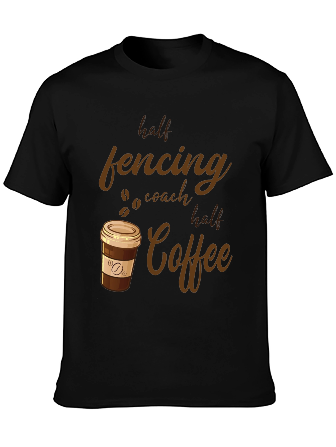 Fencing Coach & Coffee T-Shirt