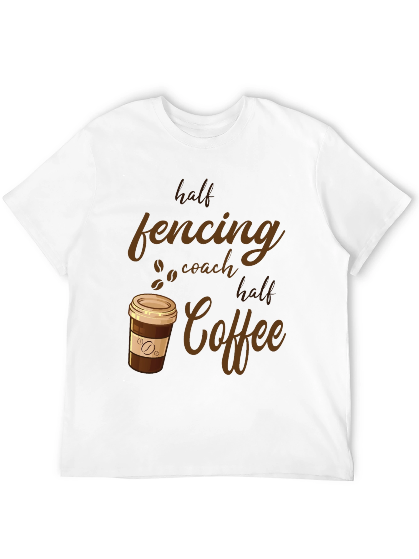 Fencing Coach & Coffee T-Shirt