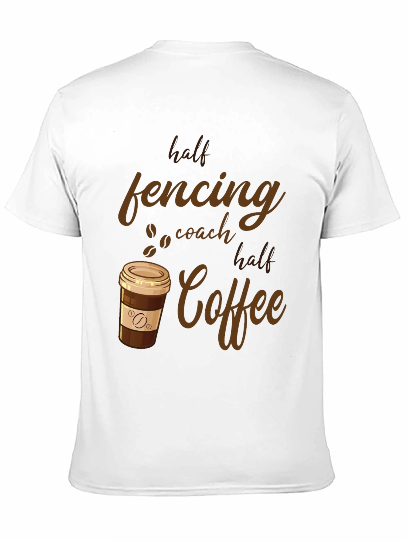 Fencing Coach & Coffee T-Shirt