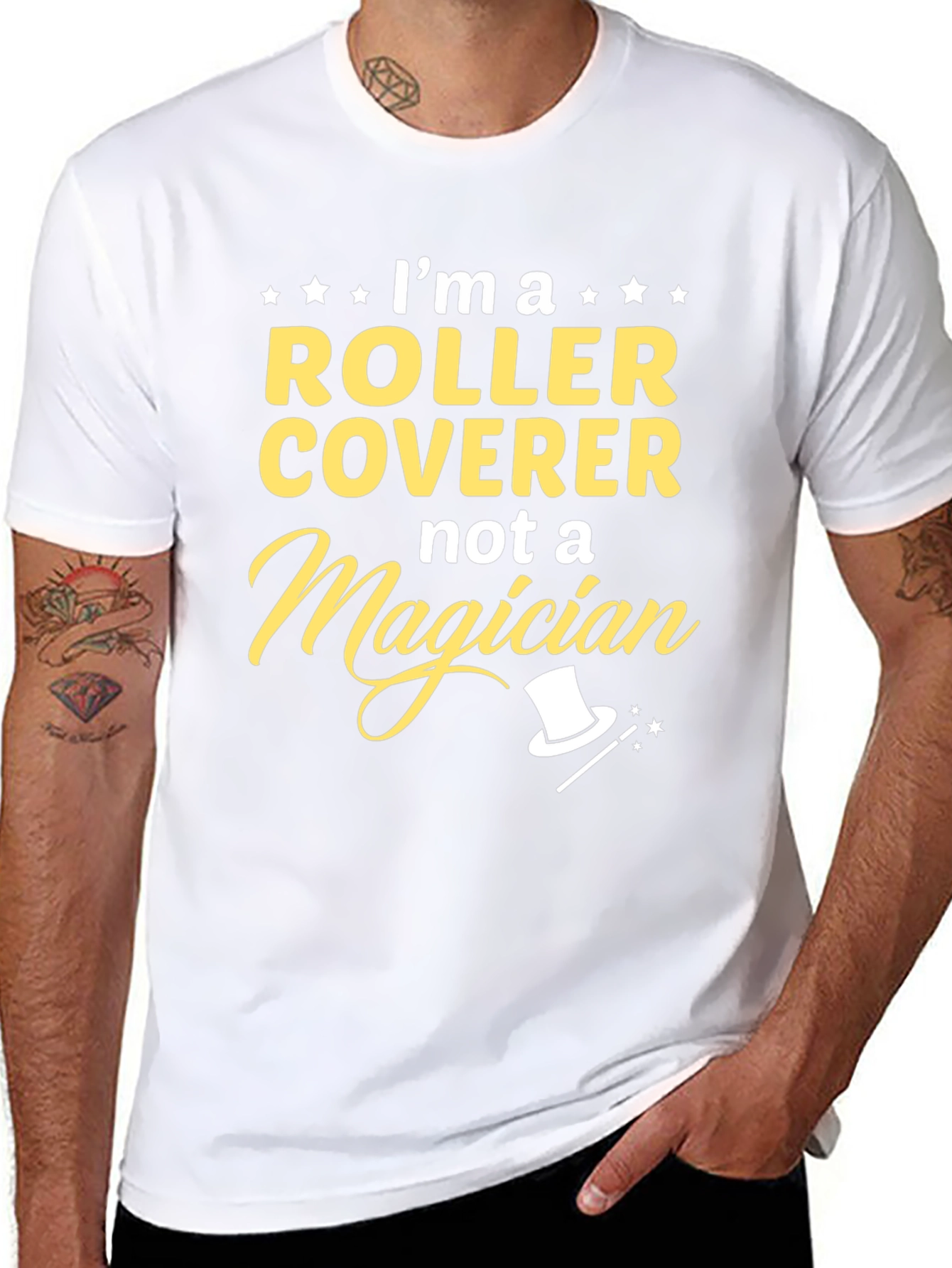 Roller Coverer T-Shirt - Not a Magician