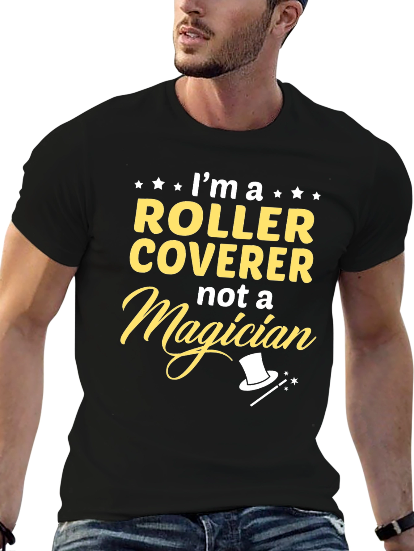 Roller Coverer T-Shirt - Not a Magician
