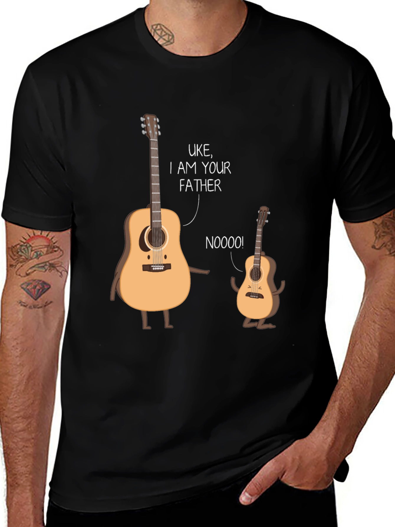 Uke I Am Your Father T-Shirt Funny Guitar Tee