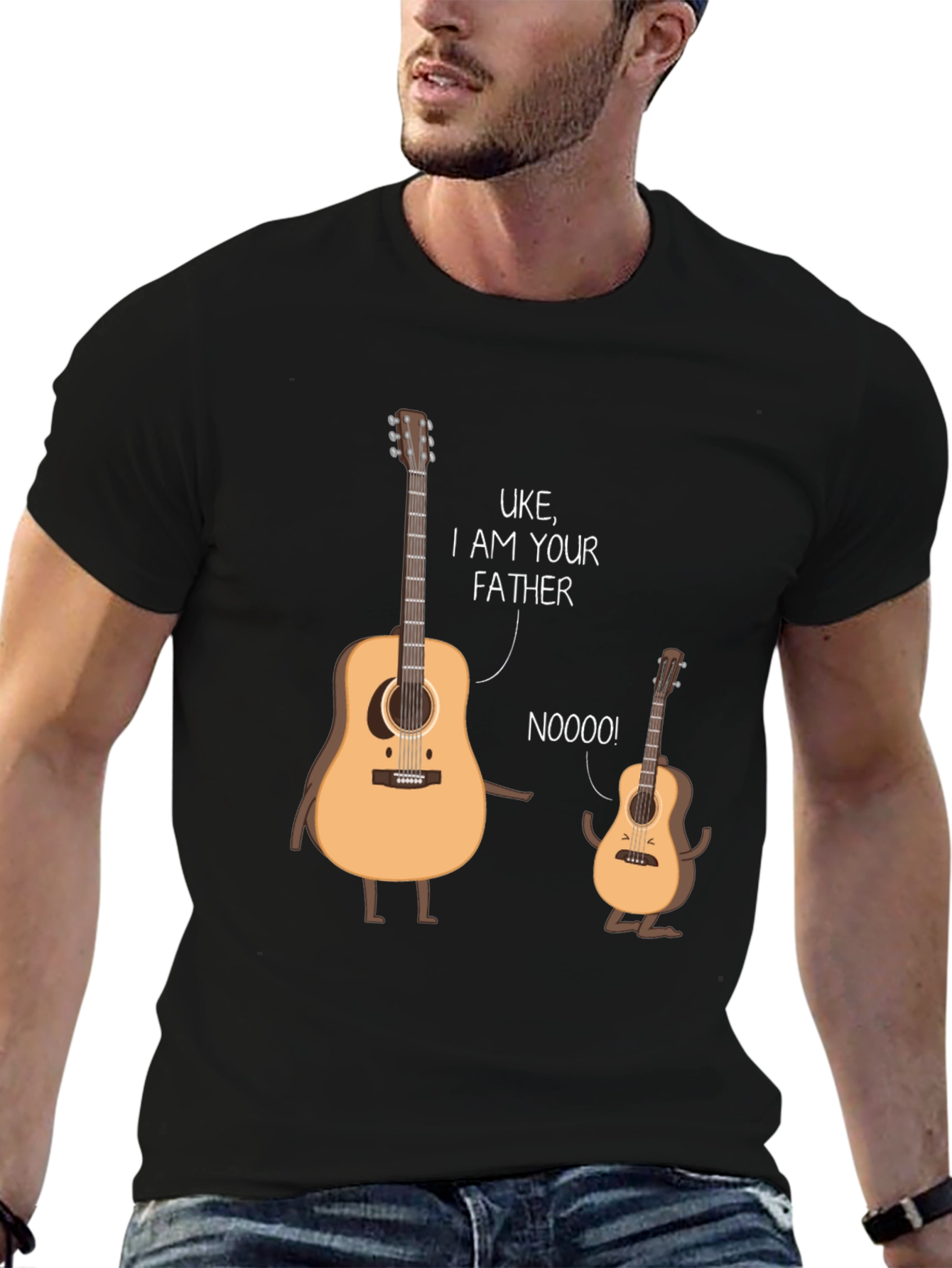 Uke I Am Your Father T-Shirt Funny Guitar Tee