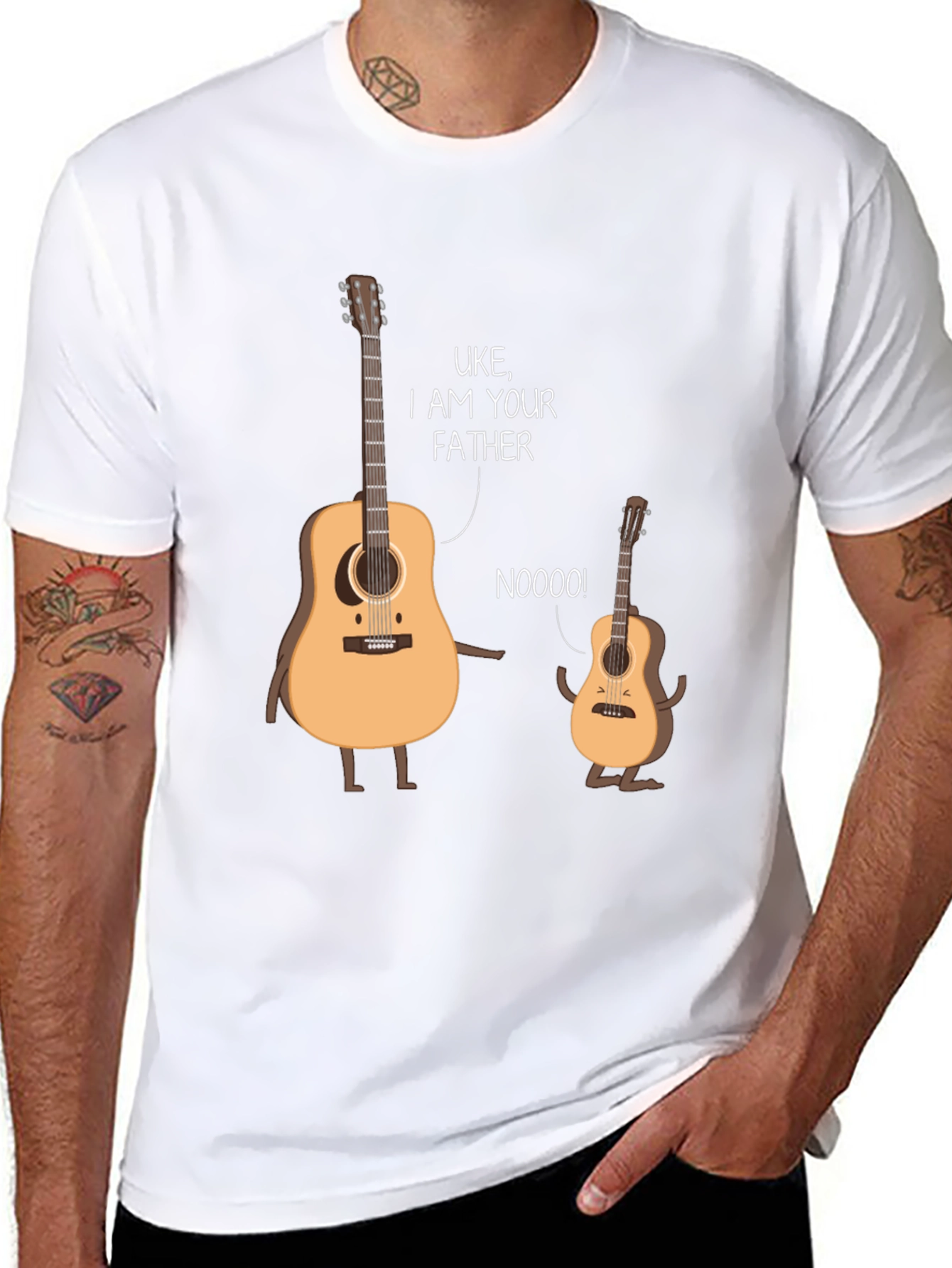 Uke I Am Your Father T-Shirt Funny Guitar Tee