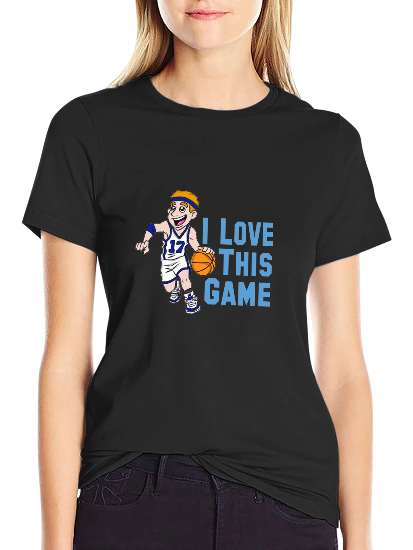 I Love This Game Basketball T-Shirt
