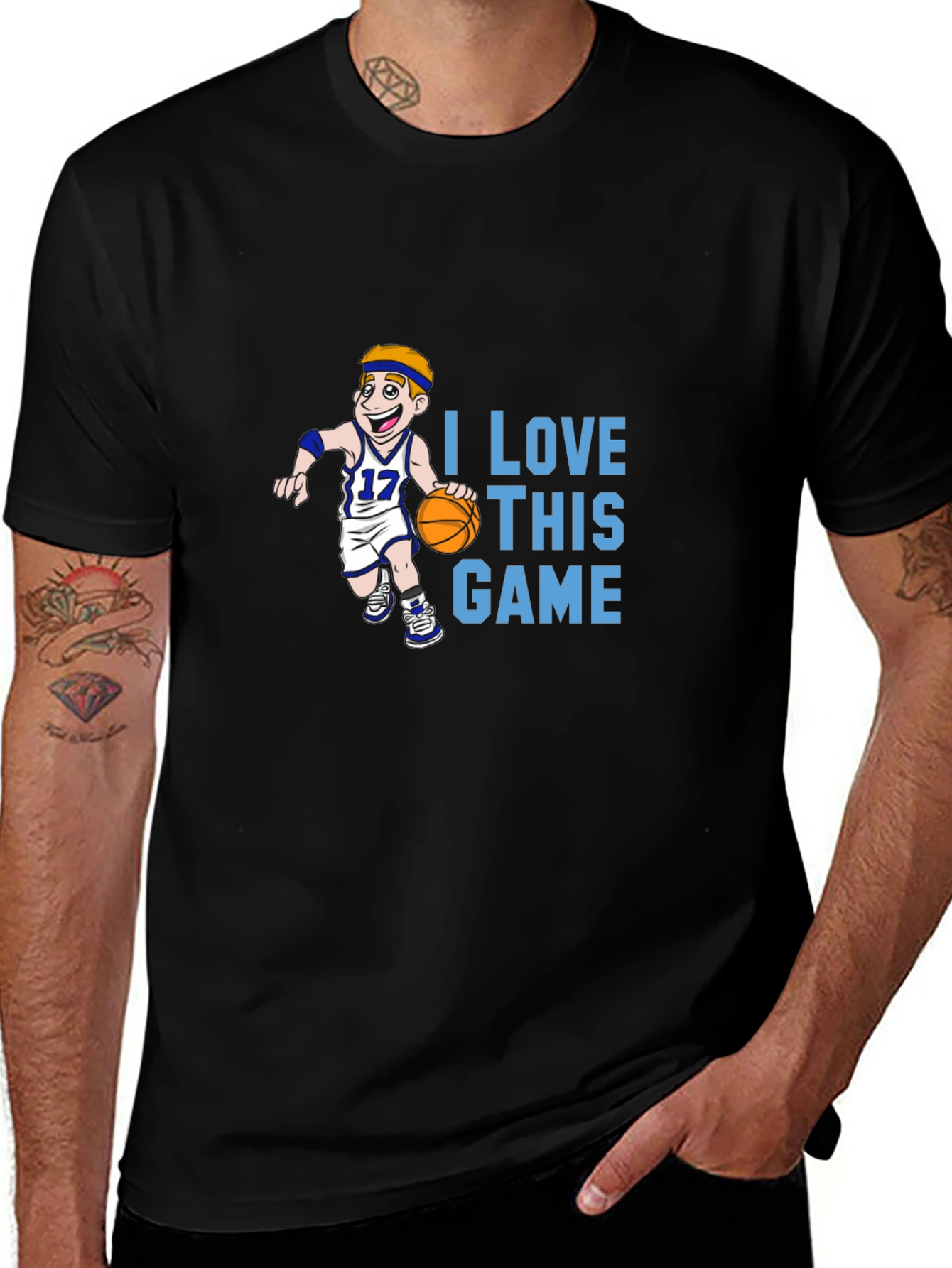 I Love This Game Basketball T-Shirt