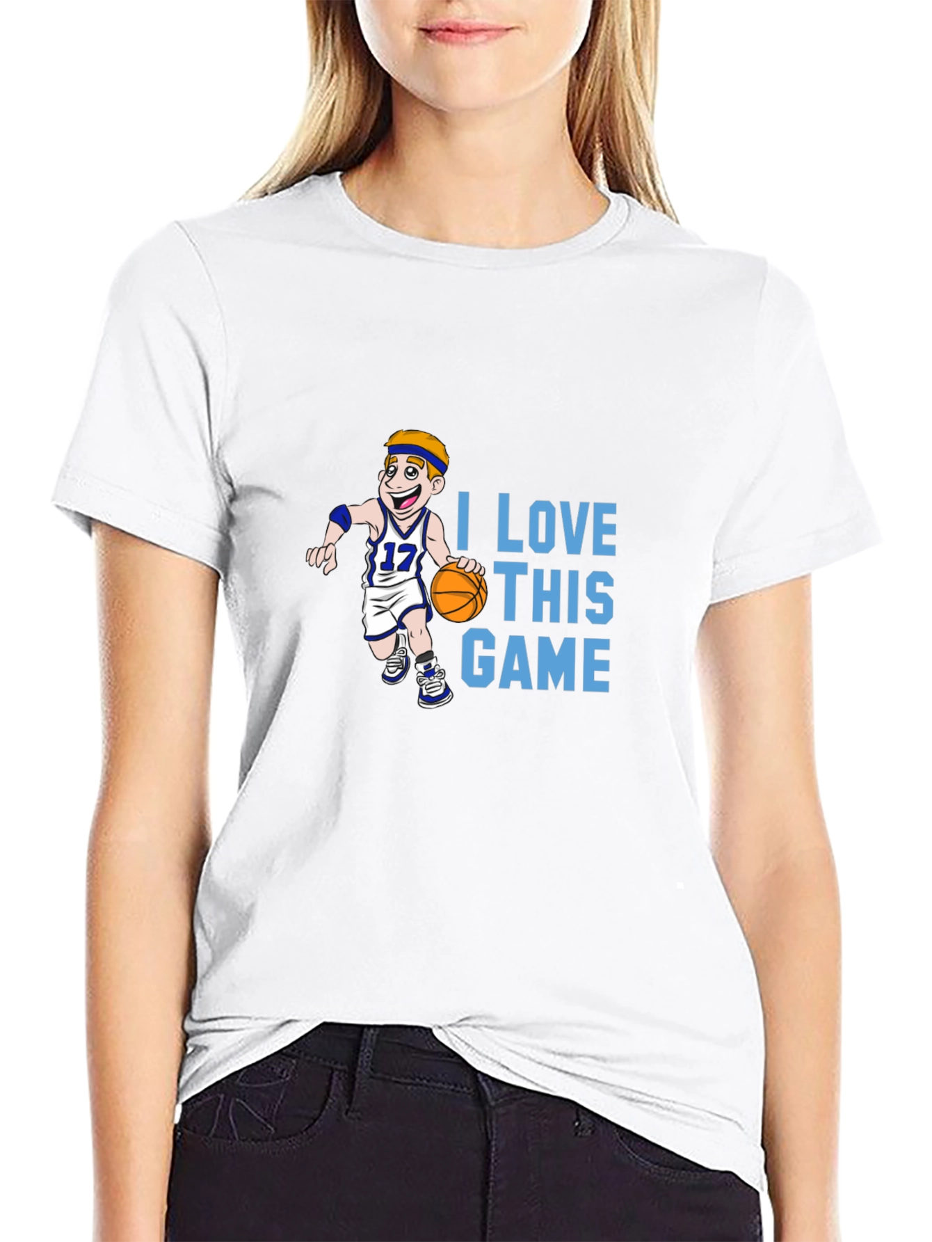I Love This Game Basketball T-Shirt