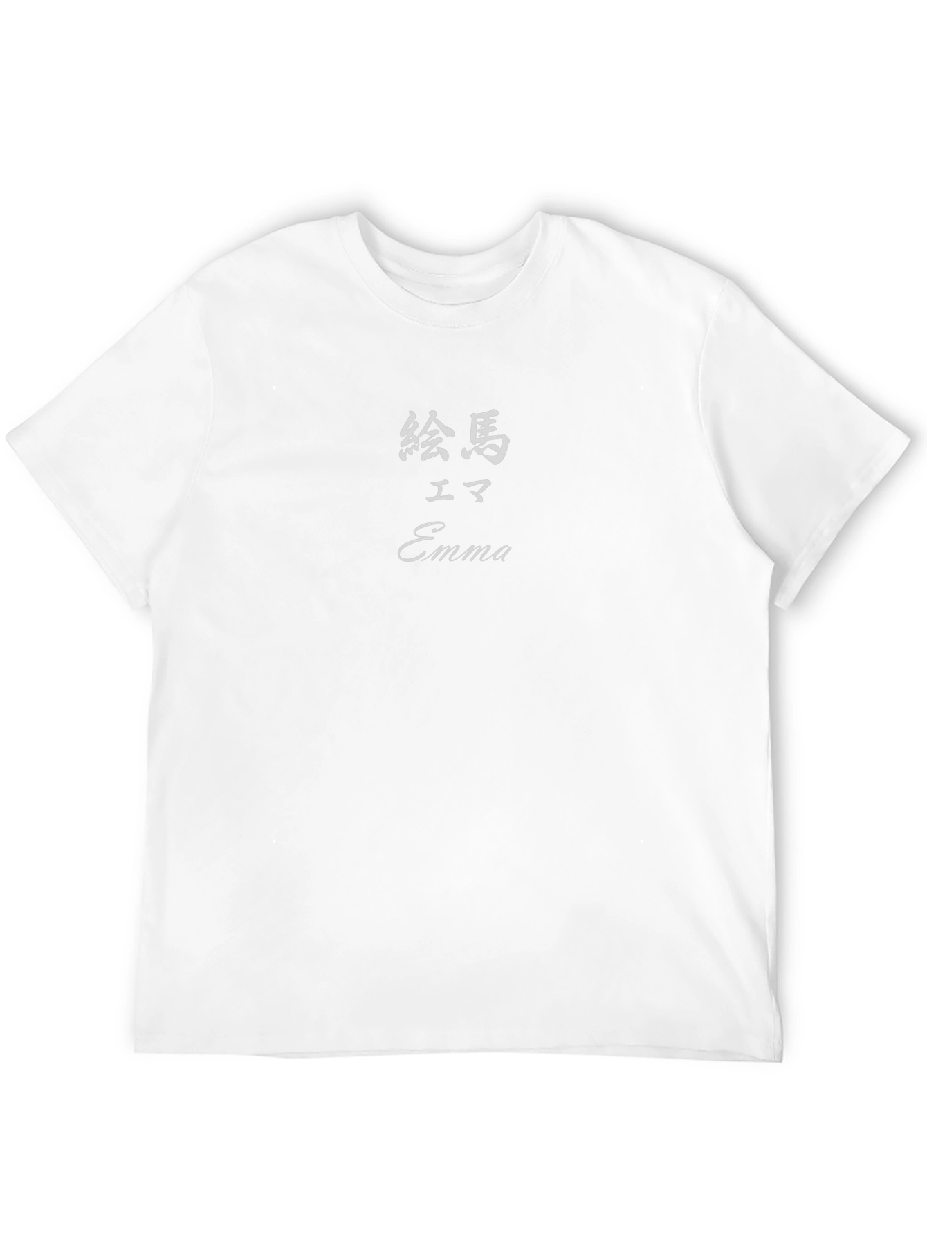 Black T-Shirt - Japanese Emma Graphic