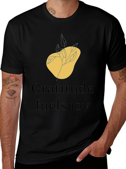 Gratitude Fuels Joy Graphic T-Shirt