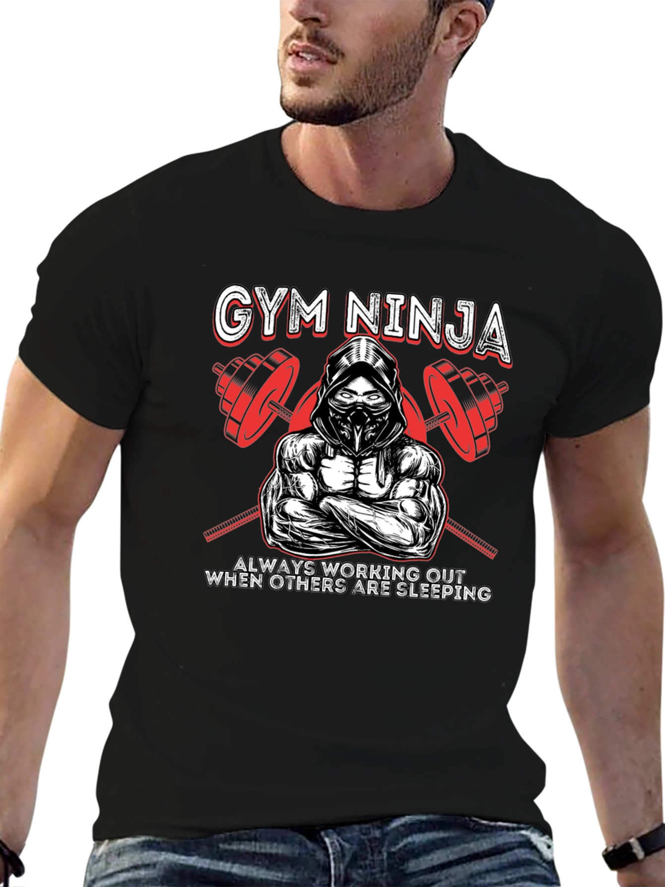 Gym Ninja Workout T-Shirt