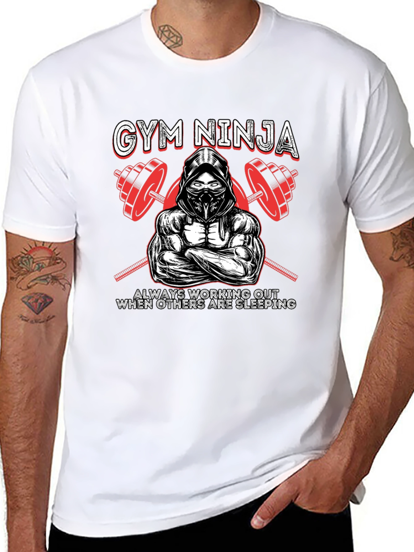 Gym Ninja Workout T-Shirt