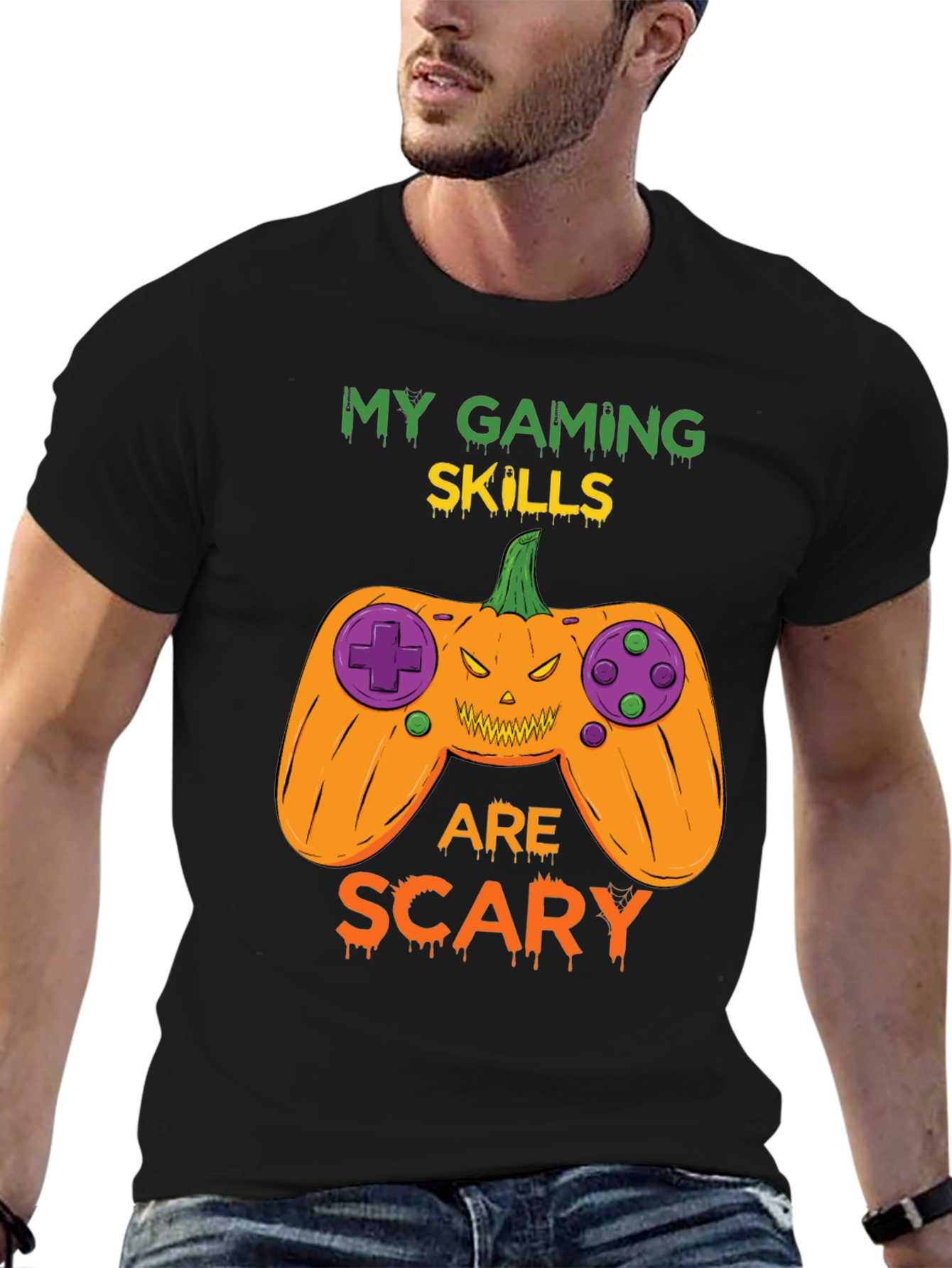 My Gaming Skills Are Scary Halloween T-Shirt