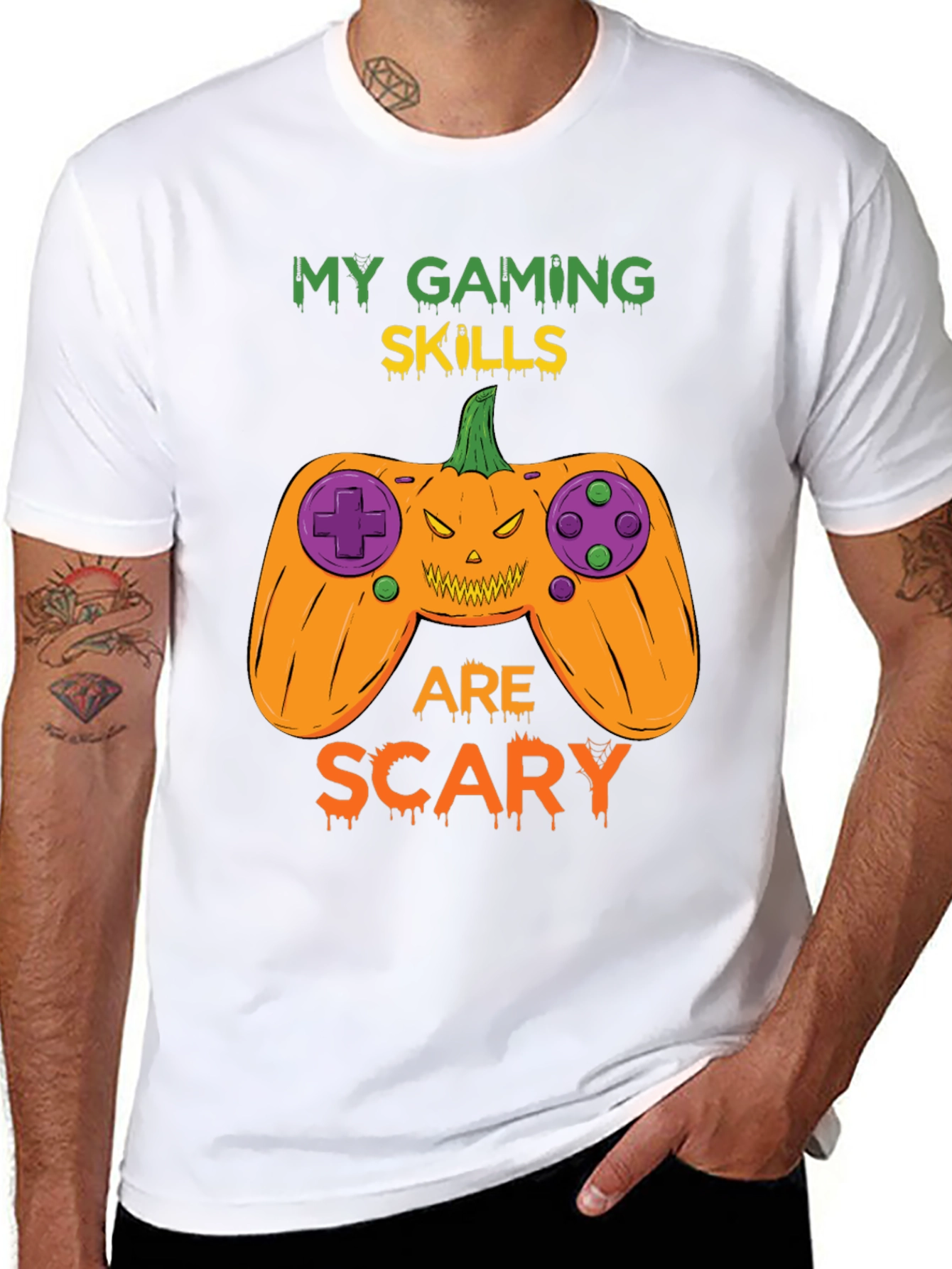 My Gaming Skills Are Scary Halloween T-Shirt