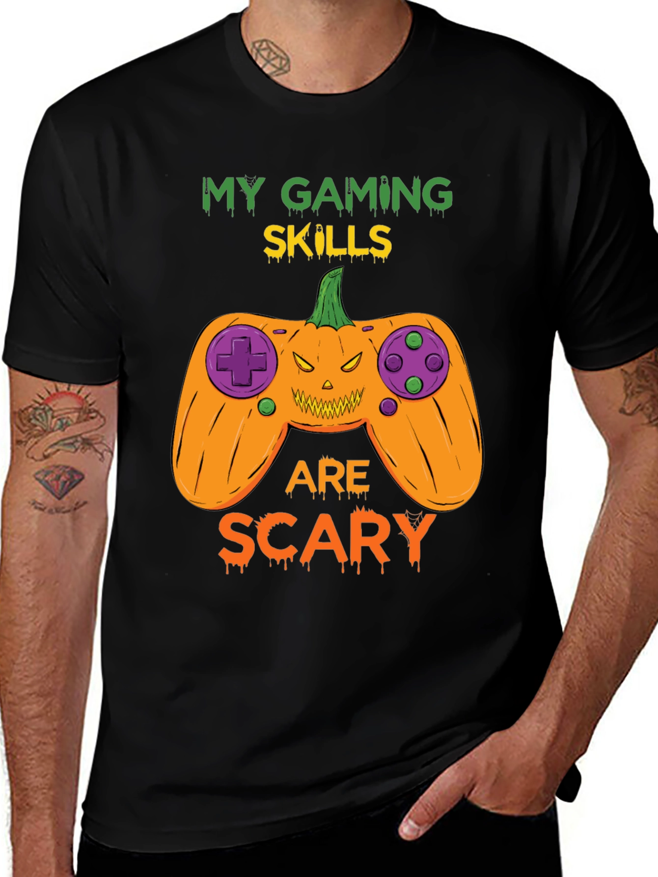 My Gaming Skills Are Scary Halloween T-Shirt
