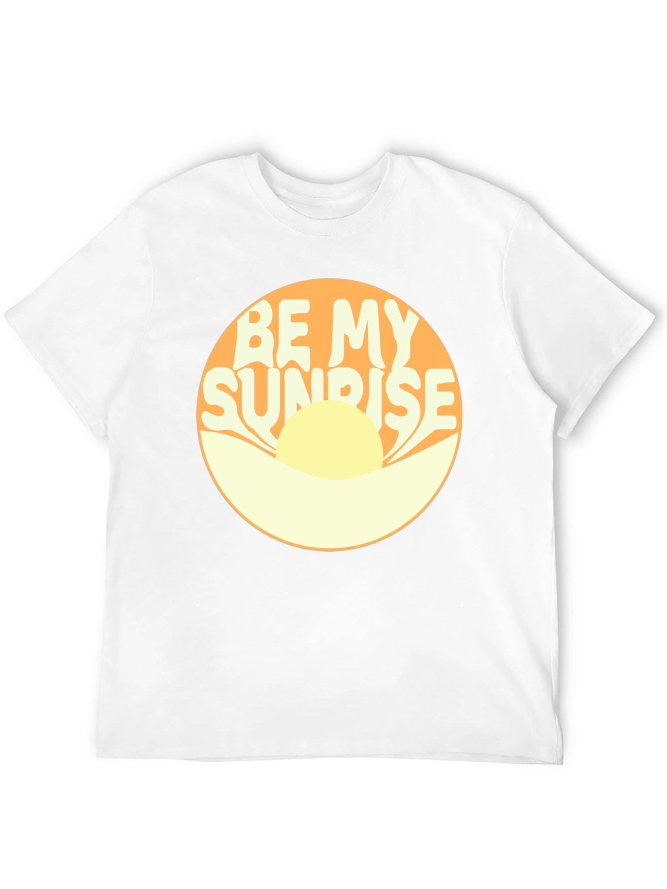 Be My Sunrise Graphic Tee - Retro Design