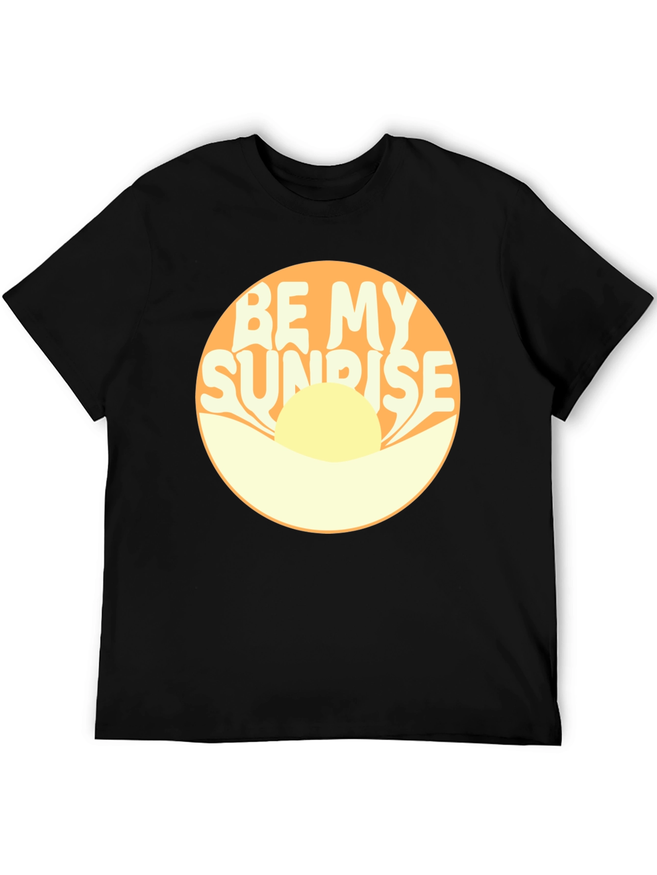 Be My Sunrise Graphic Tee - Retro Design