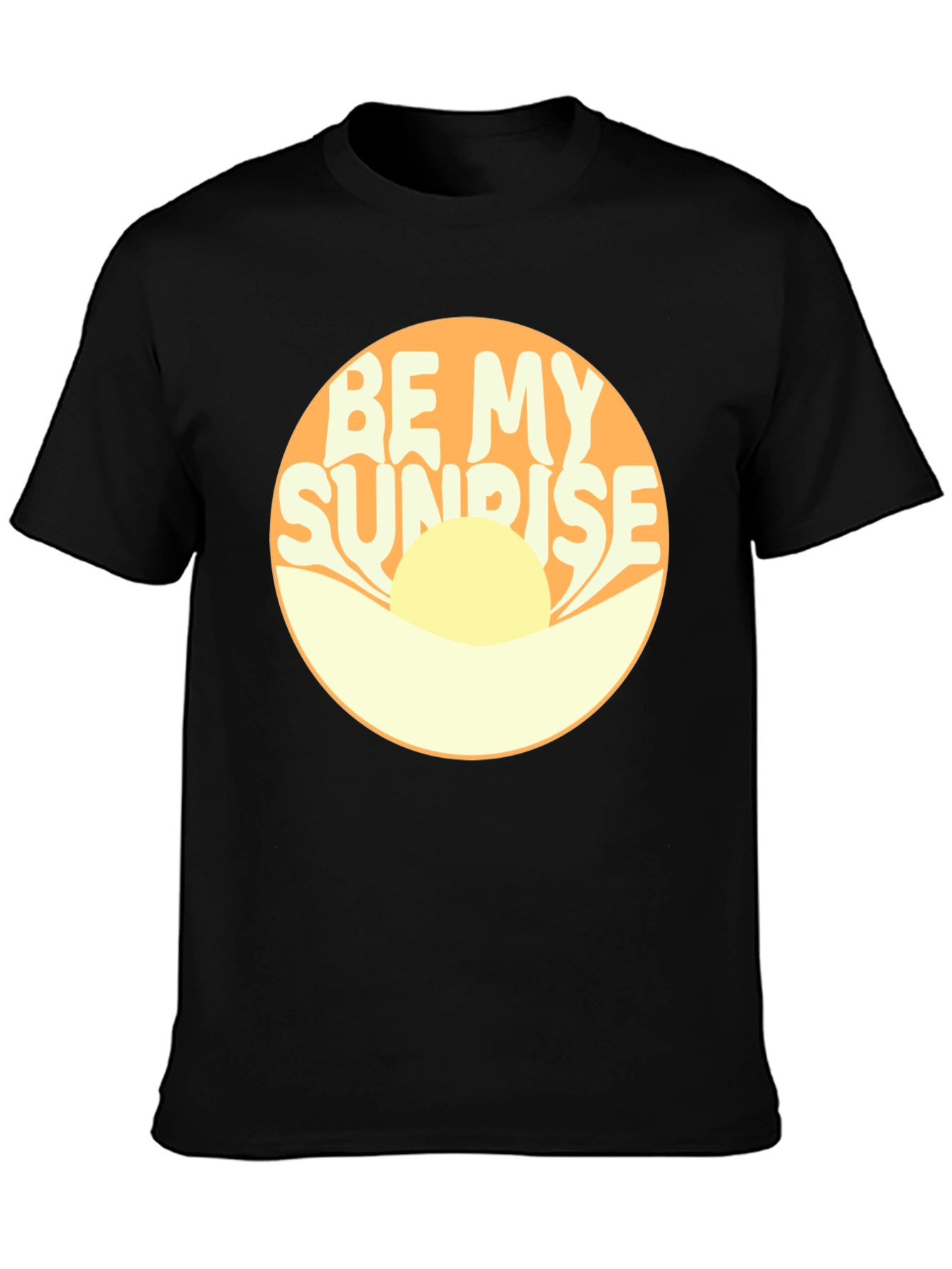 Be My Sunrise Graphic Tee - Retro Design