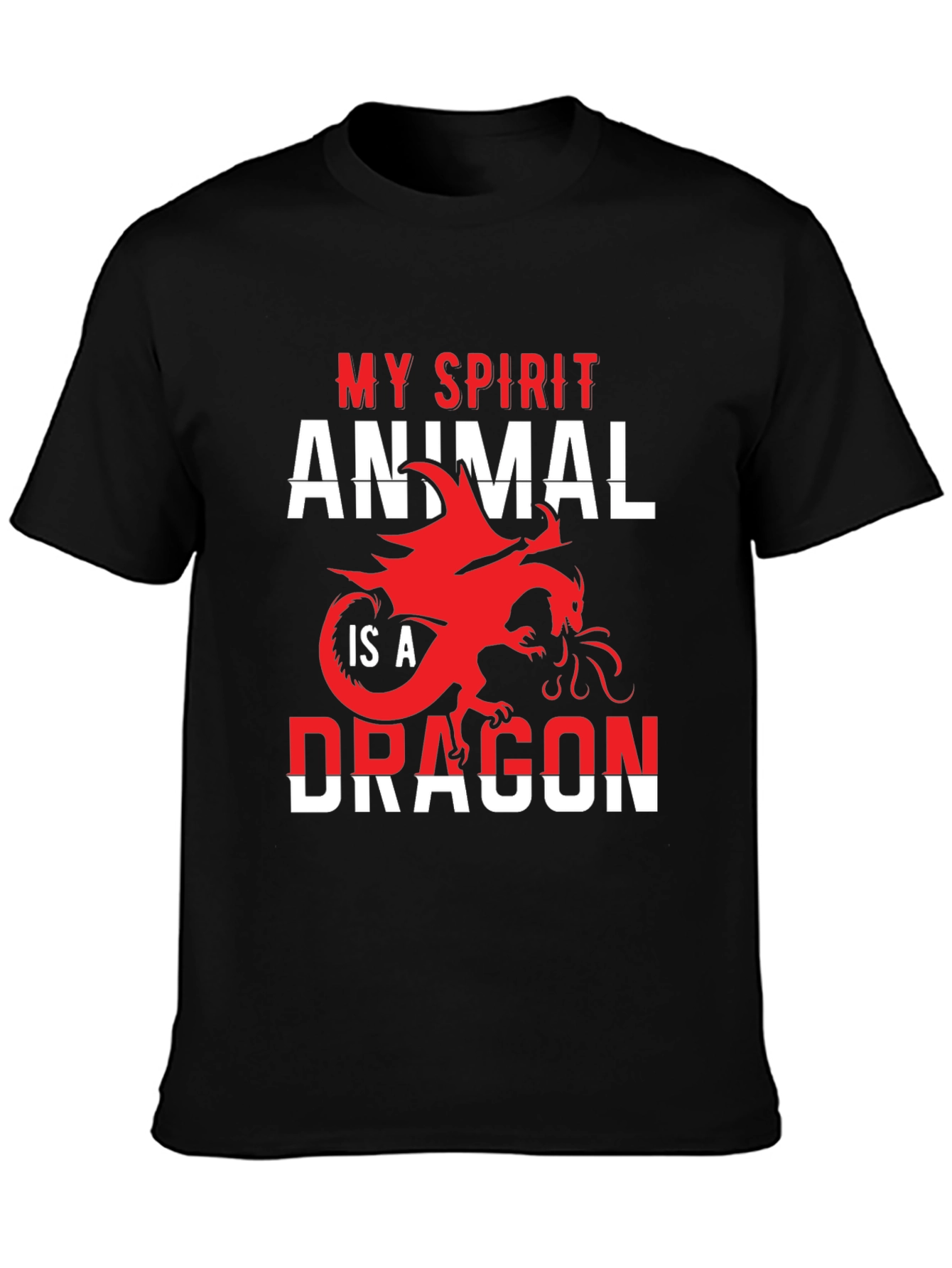 My Spirit Animal Dragon T-Shirt - Unique Graphic Tee
