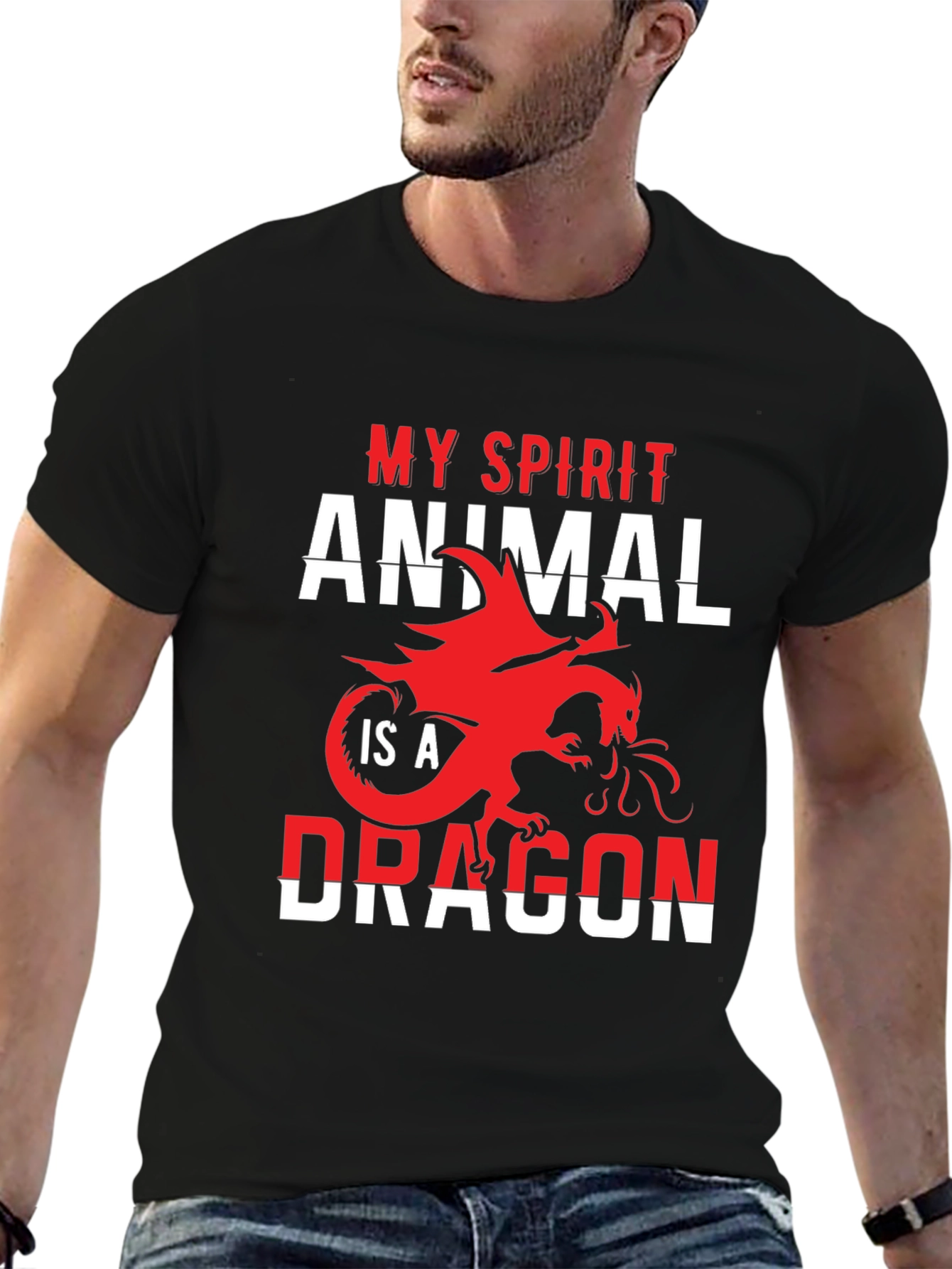 My Spirit Animal Dragon T-Shirt - Unique Graphic Tee