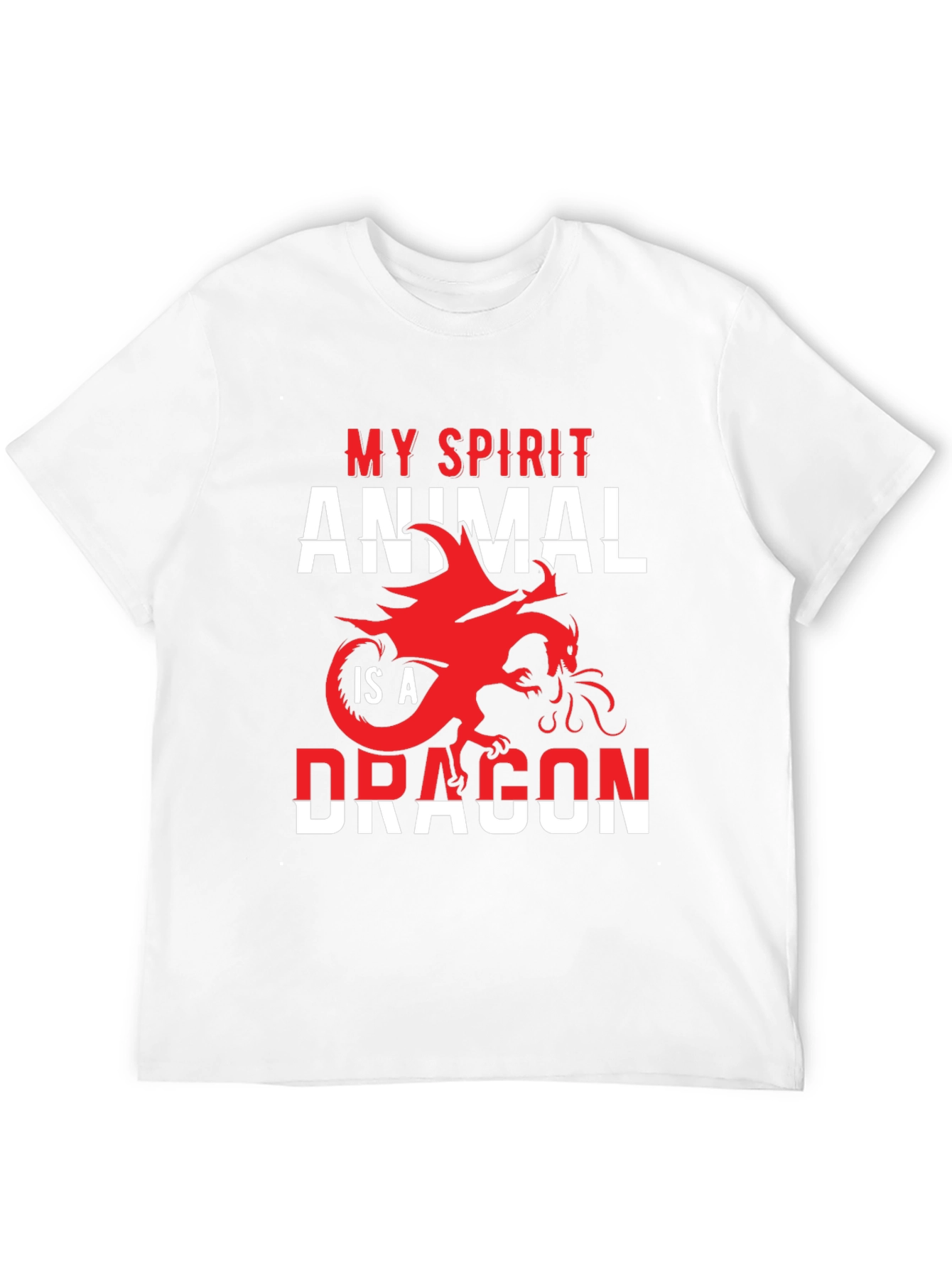 My Spirit Animal Dragon T-Shirt - Unique Graphic Tee