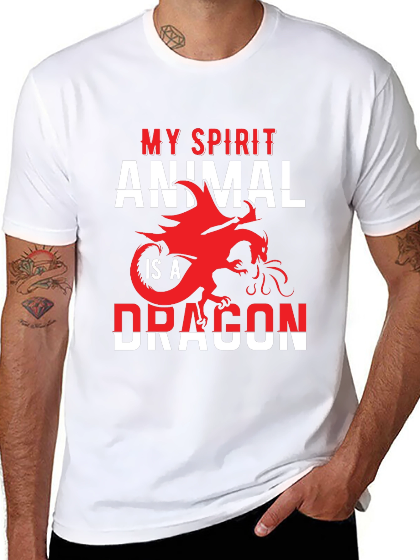 My Spirit Animal Dragon T-Shirt - Unique Graphic Tee