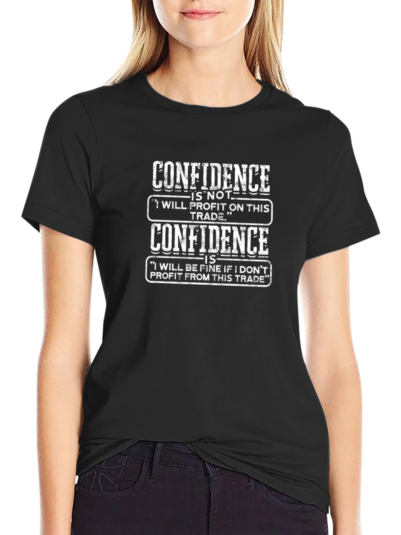 Confidence Trading T-Shirt - Black