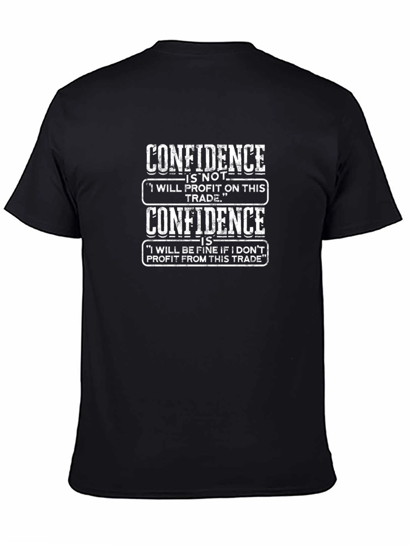 Confidence Trading T-Shirt - Black