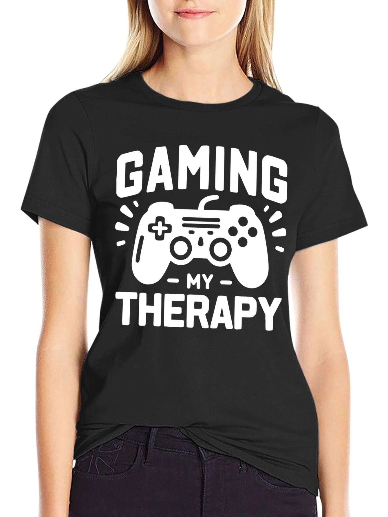 Gaming My Therapy T-Shirt - Gamer Gift