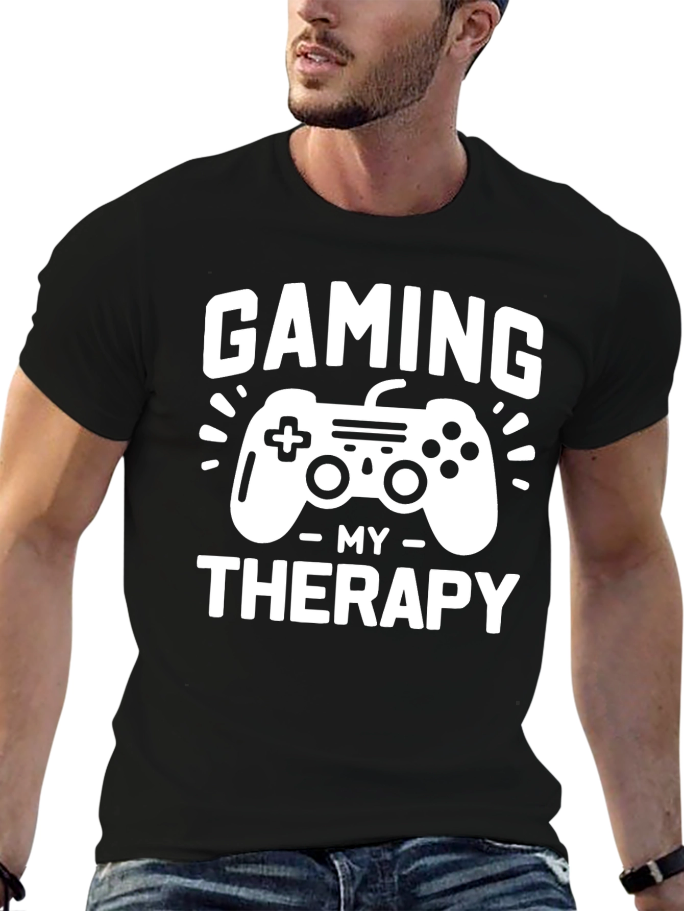Gaming My Therapy T-Shirt - Gamer Gift