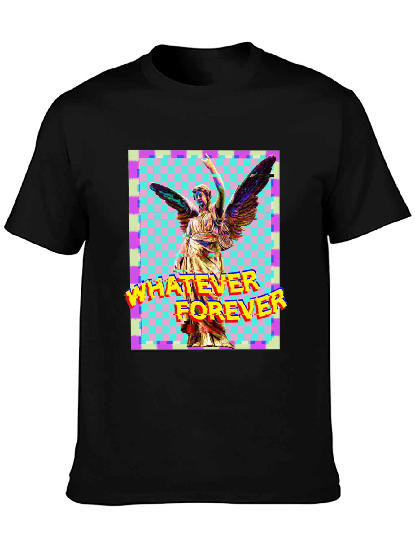 Whatever Forever Graphic Tee - Unisex Black T-Shirt