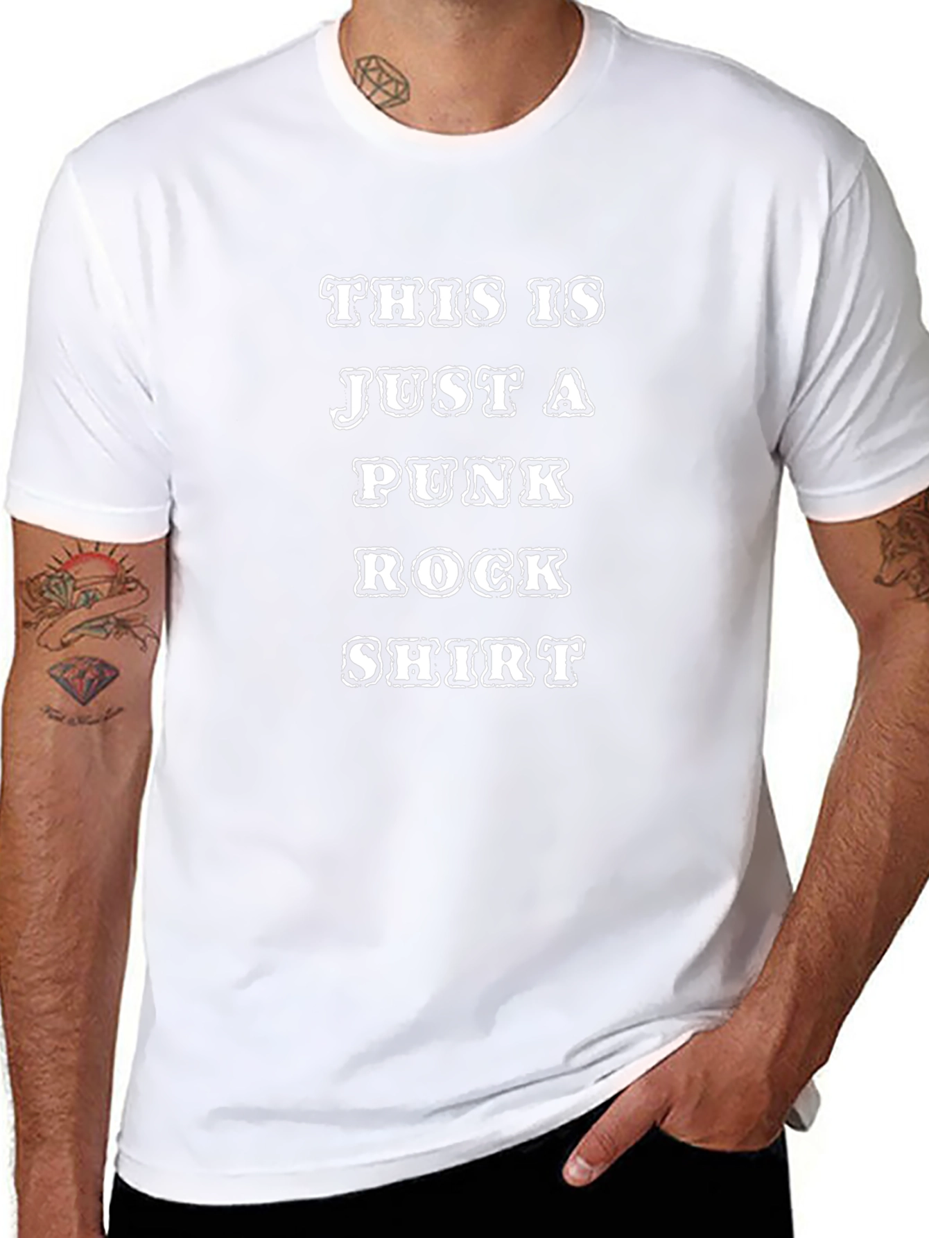 Punk Rock T-Shirt - This Is Just a Shirt
