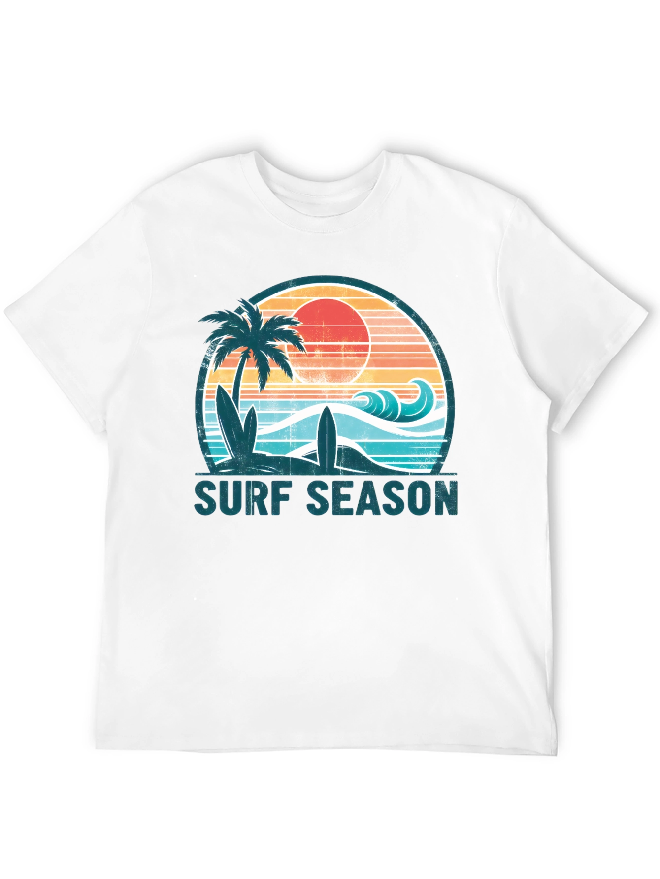 Surf Season Graphic Tee - Beach Vibes
