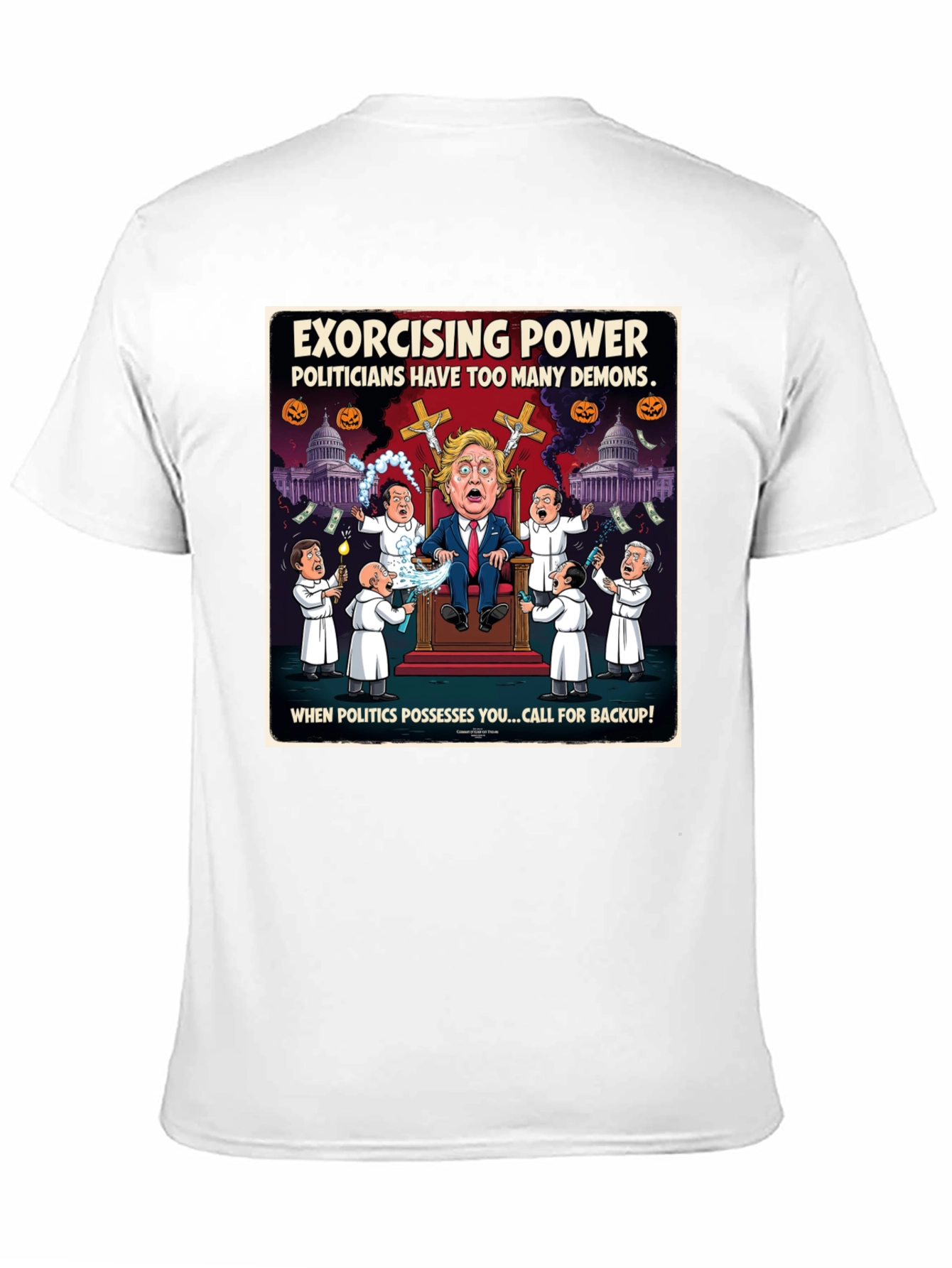 Exorcising Power Graphic T-Shirt