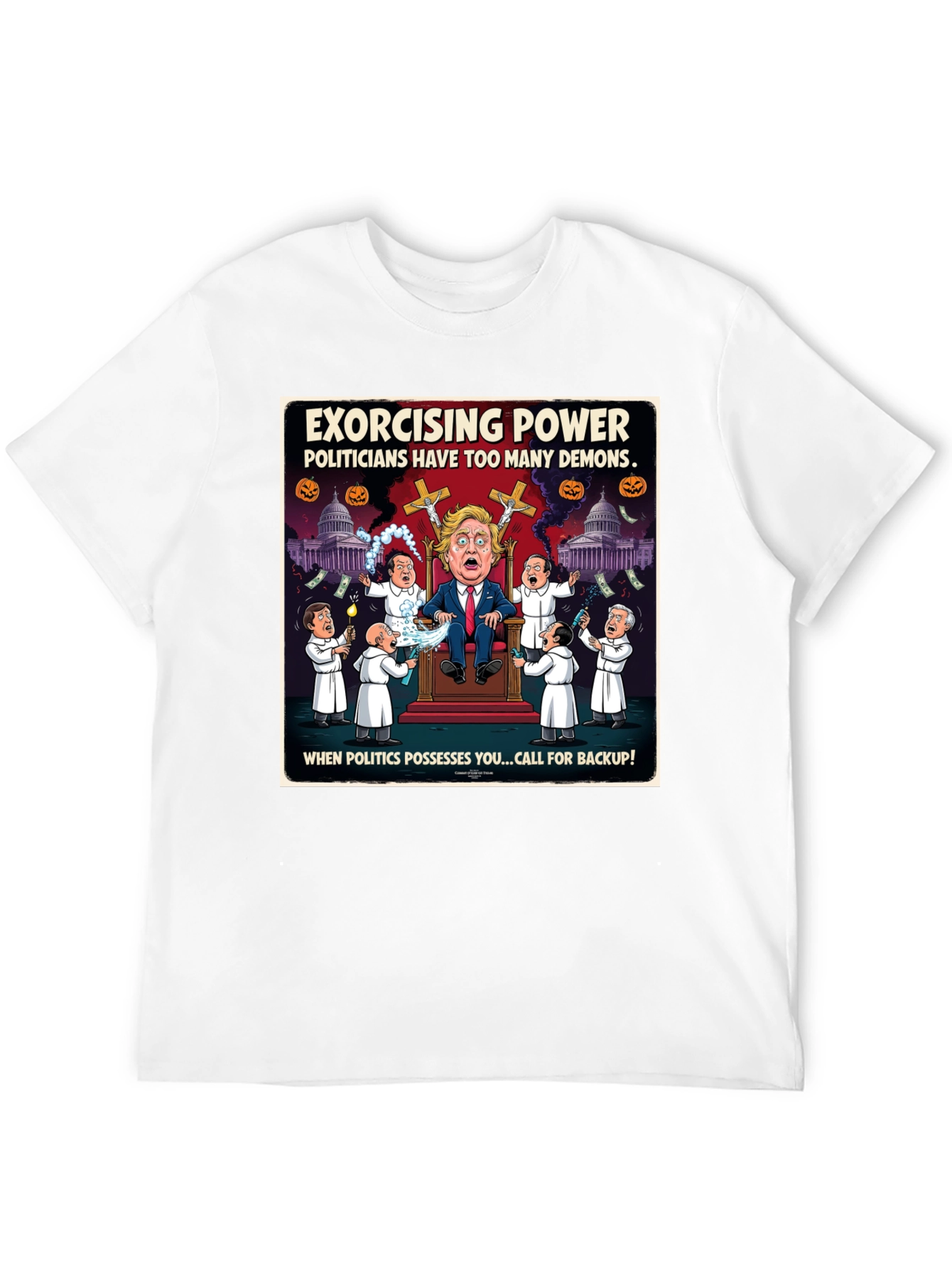 Exorcising Power Graphic T-Shirt