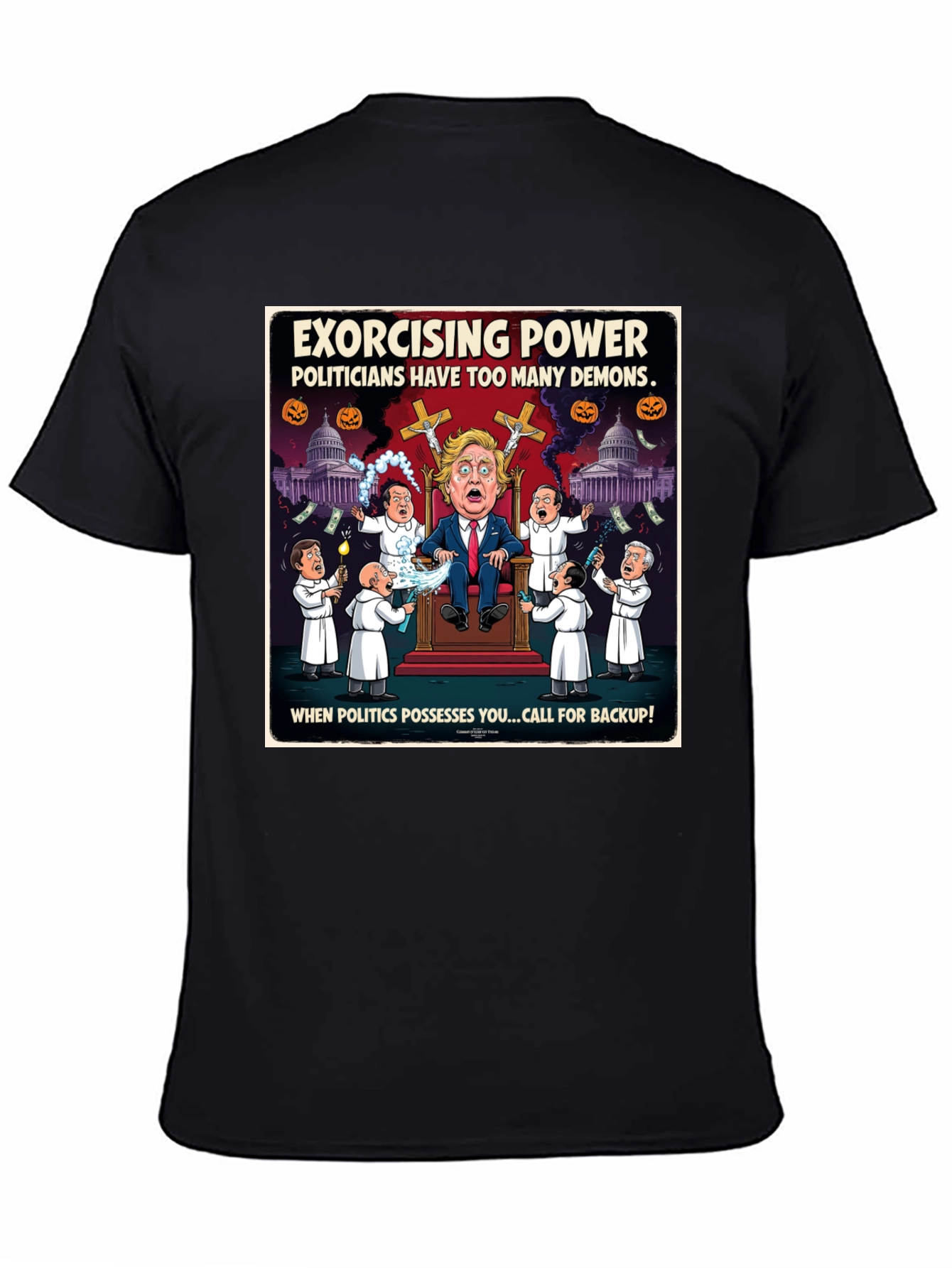 Exorcising Power Graphic T-Shirt