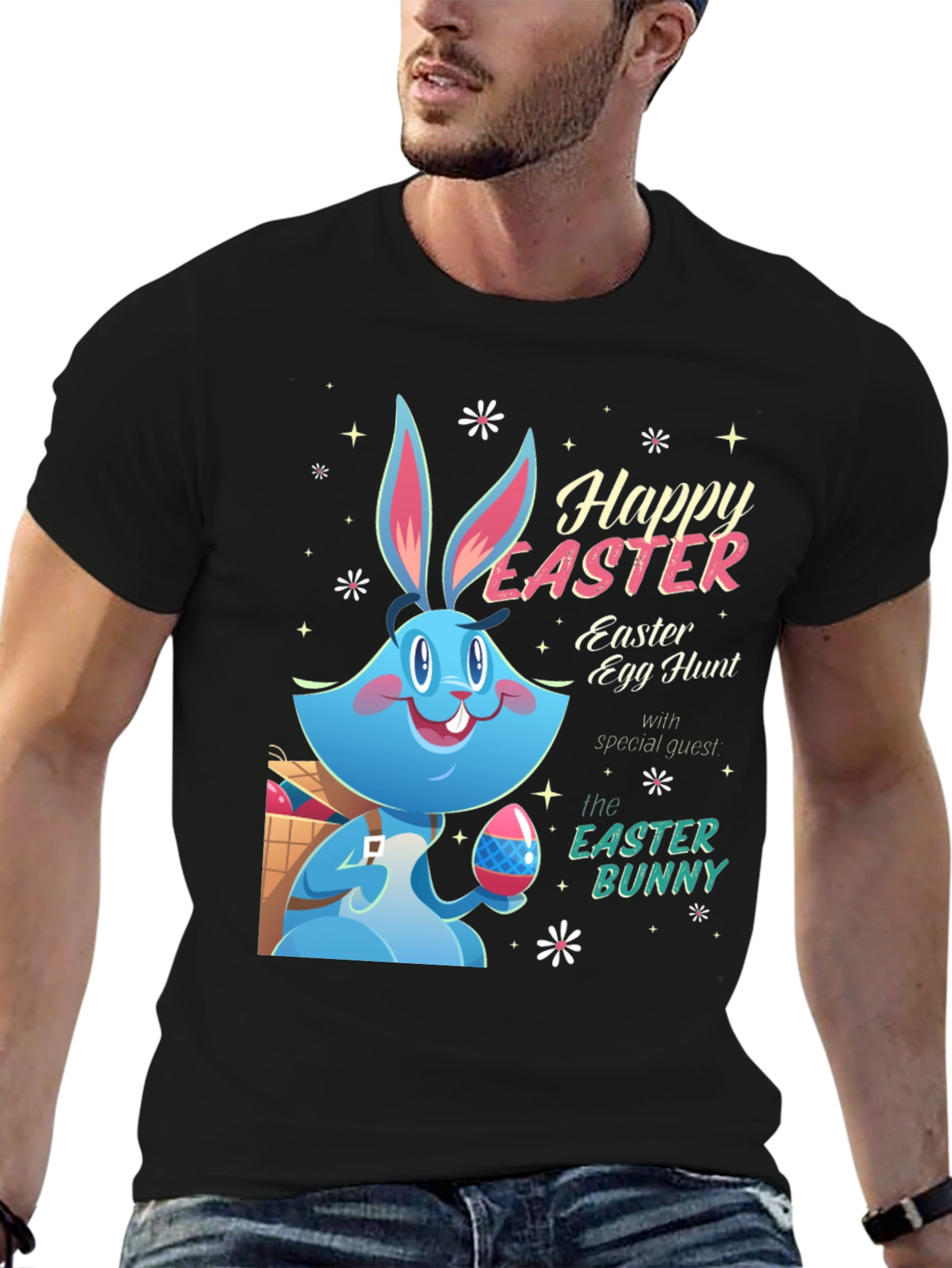 Happy Easter Bunny T-Shirt - Easter Egg Hunt