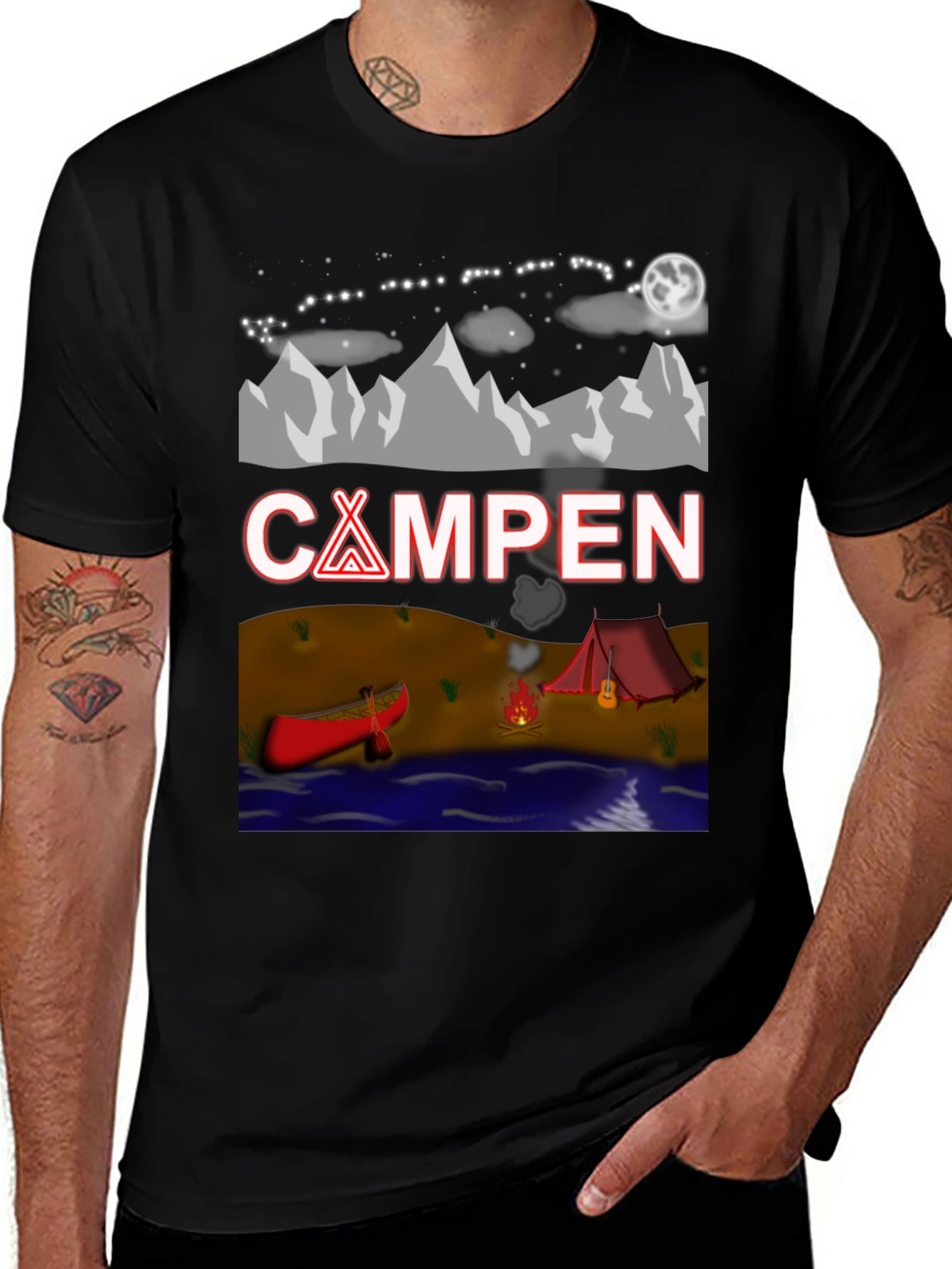 Camping Adventure Graphic Tee