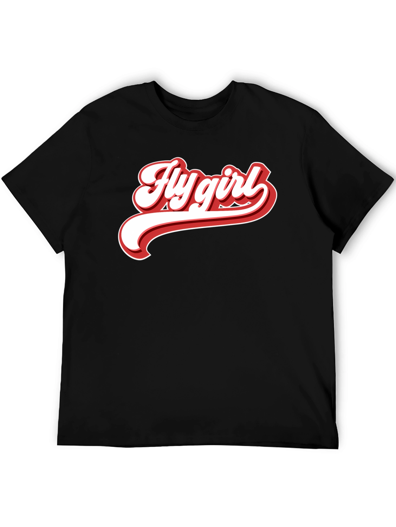 Fly Girl Graphic Tee - Retro Style