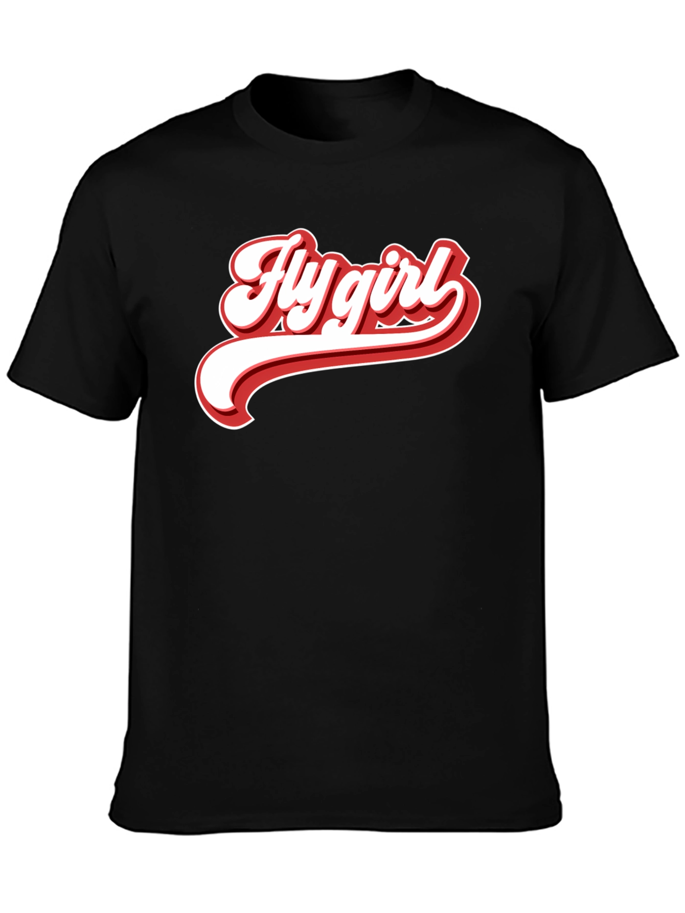 Fly Girl Graphic Tee - Retro Style