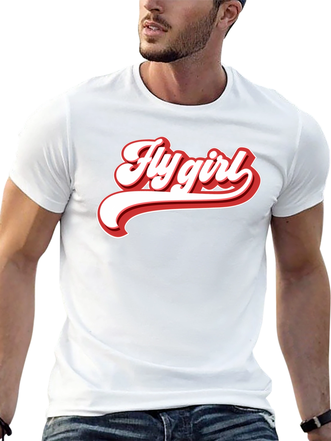 Fly Girl Graphic Tee - Retro Style