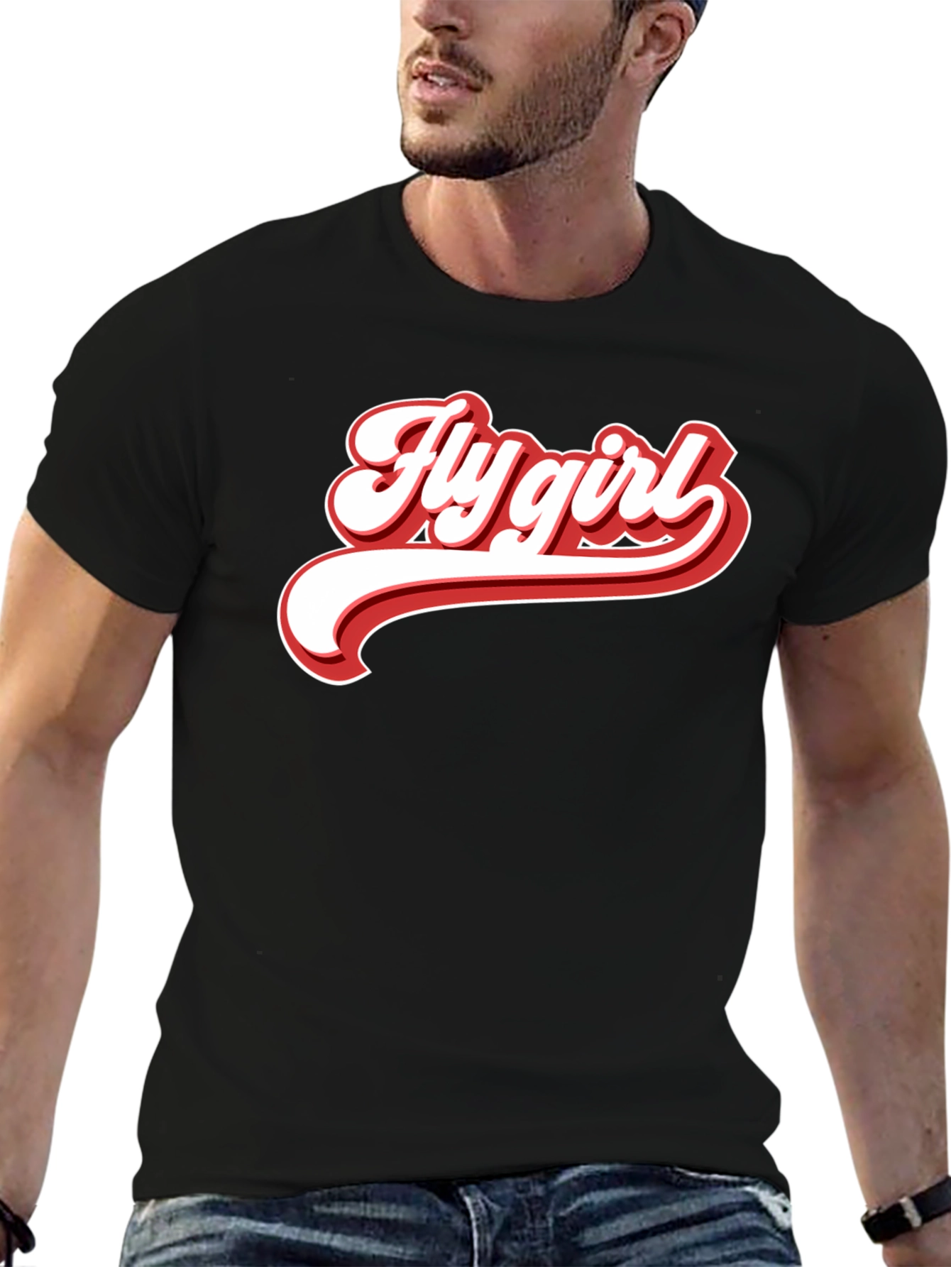 Fly Girl Graphic Tee - Retro Style