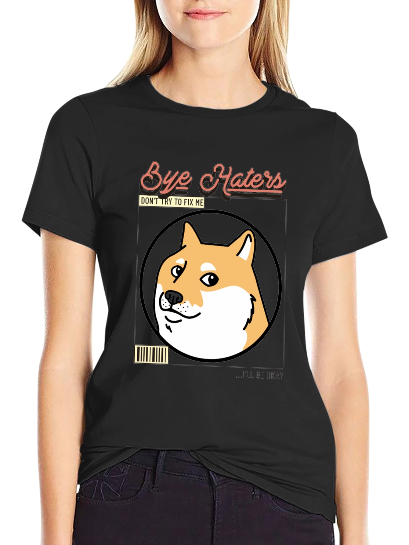 Bye Haters Doge Meme T-Shirt