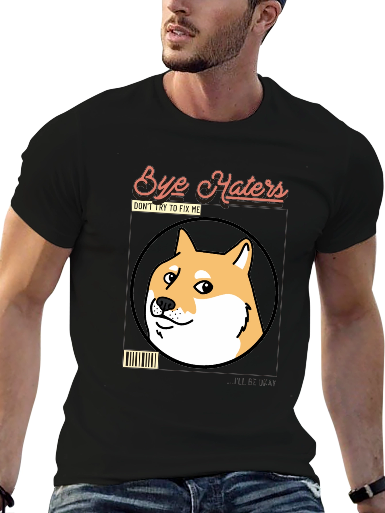 Bye Haters Doge Meme T-Shirt