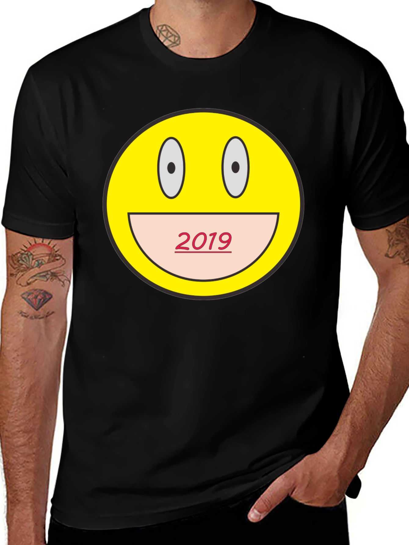 Smiley Face 2019 T-Shirt