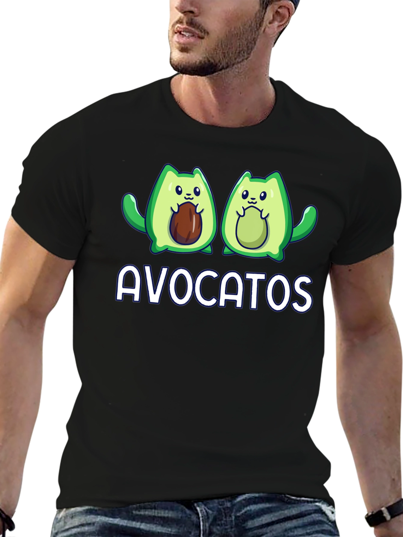 Avocatos T-Shirt - Funny Avocado Cat Tee